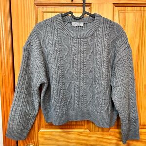 Korean Grey Sweater
